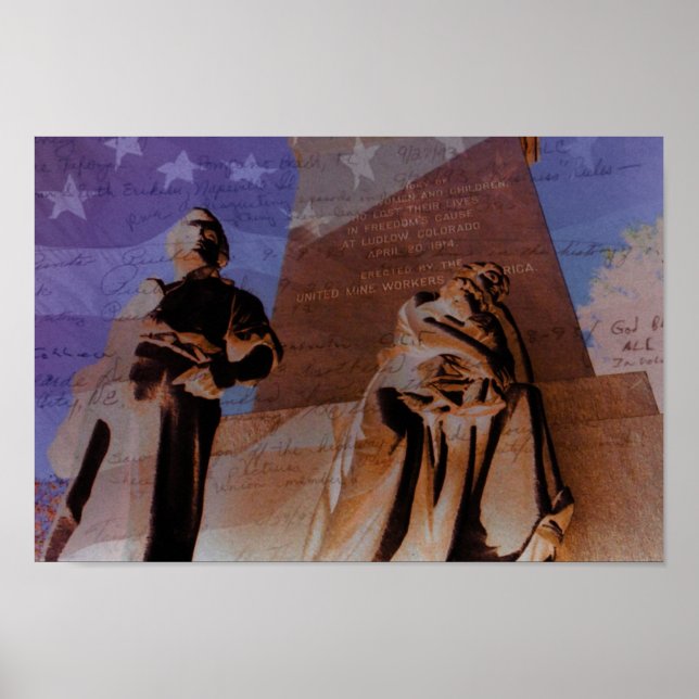 The Historic Ludlow Massacre of April 20, 1914 Poster (Front)