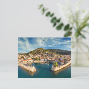 The historic port of Nafpaktos, Greece Postcard