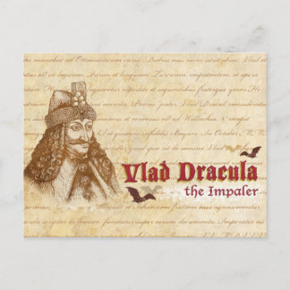 The historical Count Dracula Postcard