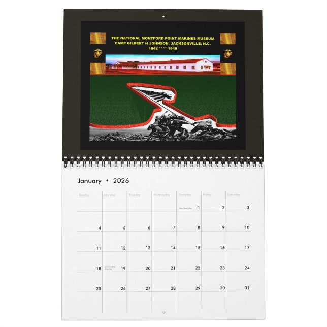 The history about the Marines of Montford Point Calendar (Jan 2026)