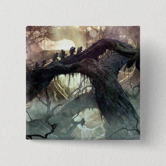 THE HOBBIT : DESOLATION OF SMAUG™ Concept Art 2 Inch Square Button (Front)