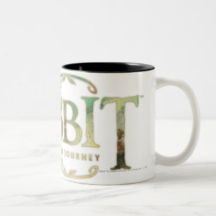 The Hobbit Logo Green Two-Tone Coffee Mug