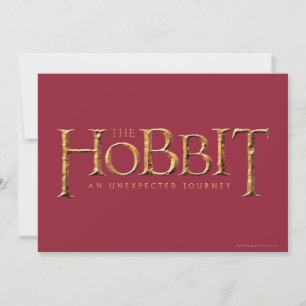 The Hobbit Logo Textured