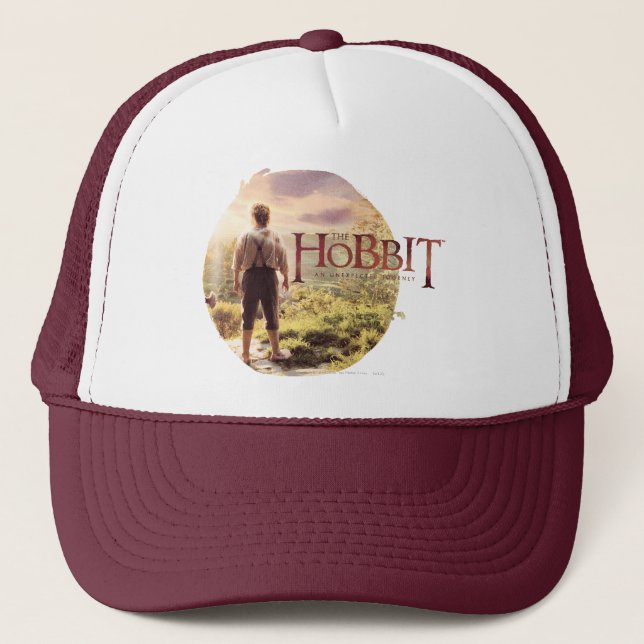 The Hobbit Logo with BILBO BAGGINS™ Back Trucker Hat (Front)