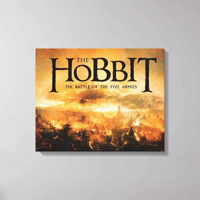 The Hobbit: THE BATTLE OF FIVE ARMIES™ Logo Canvas Print (Front)