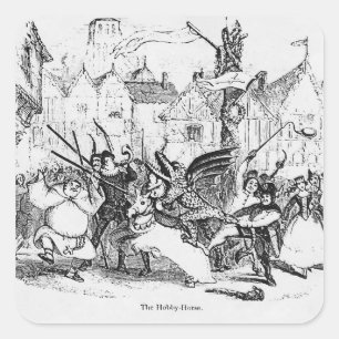 The Hobby-Horse Square Sticker