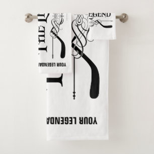 The (Hockey) Legend Bath Towel Set