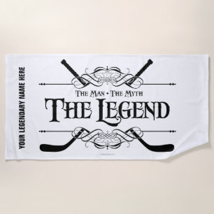 The (Hockey) Legend Beach Towel