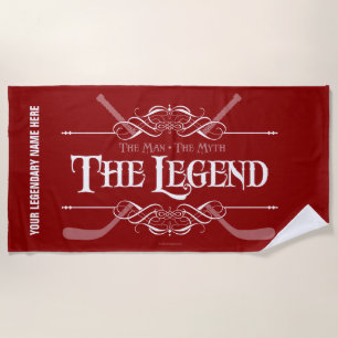 The (Hockey) Legend Beach Towel