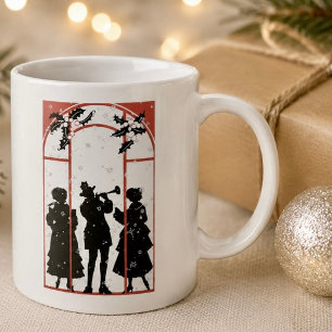 The holiday musicians coffee mug