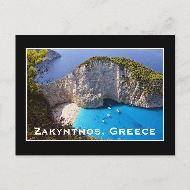 The Hollow of the Gods — Zakynthos Unveiled Postcard (Front)