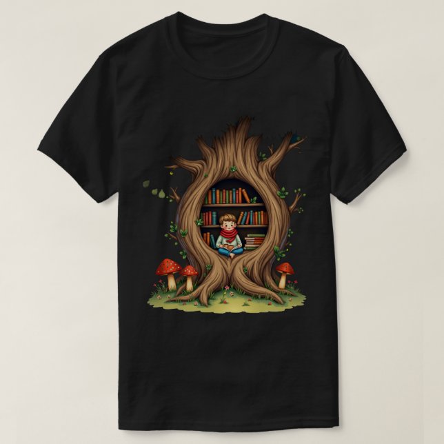 The Hollow Tree Nook T-Shirt (Design Front)