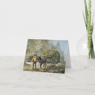 The Holly Cart Christmas Card