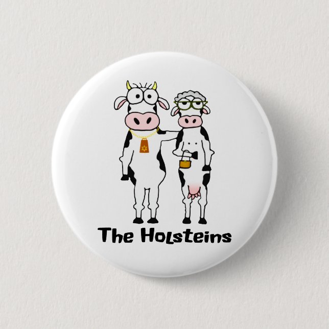 The Holsteins 2 Inch Round Button (Front)