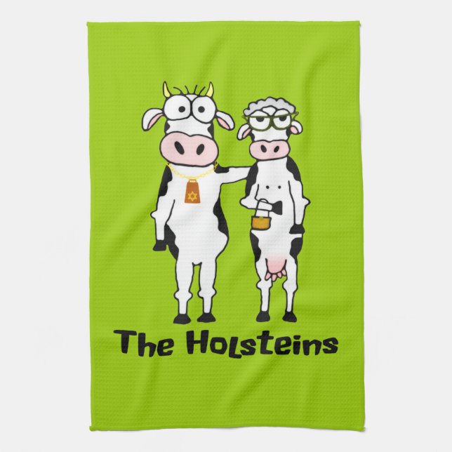 The Holsteins Kitchen Towel (Vertical)