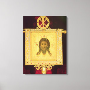 The Holy Face, 1249 (panel) Canvas Print
