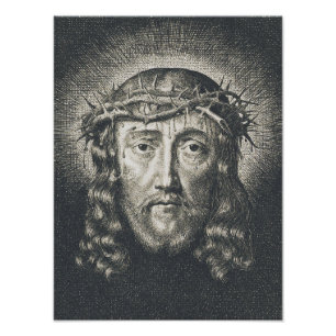 The Holy Face crowned with thorns Photo Print