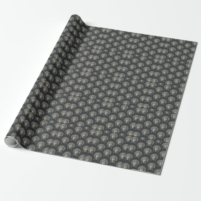 The Holy Face crowned with thorns Wrapping Paper (Unrolled)