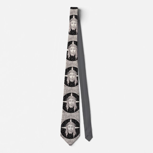 The Holy Face of Jesus Classical Religious Art Tie (Front)