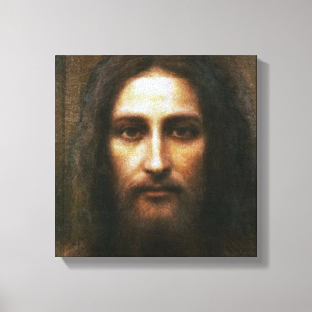 THE HOLY FACE OF JESUS DEVOTIONAL POSTER CANVAS PRINT (Front)
