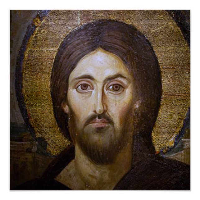 THE HOLY FACE OF JESUS SACRED ICON POSTER (Front)