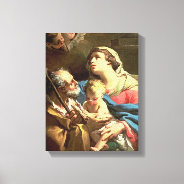 The Holy Family, 18th century Canvas Print (Front)