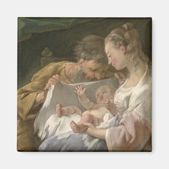 The Holy Family, 18th century Magnet (Front)