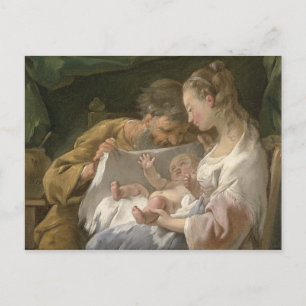 The Holy Family, 18th century Postcard