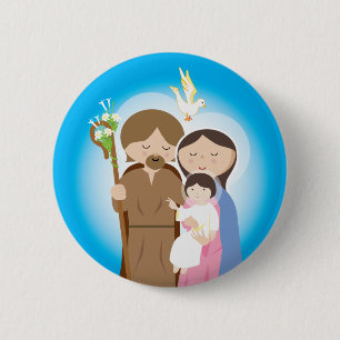 The Holy Family 2 Inch Round Button