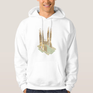The Holy Family Antonio Gaudi. Barcelona Spain Hoodie