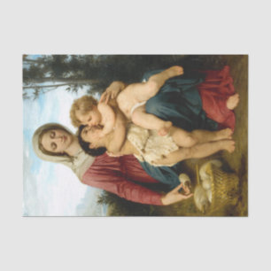 The Holy Family by  Bouguereau, Decoupage Tissue Paper