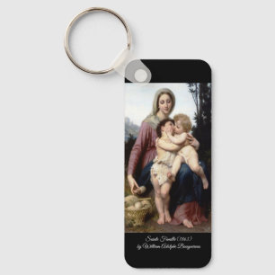 The Holy Family by Bouguereau Keychain