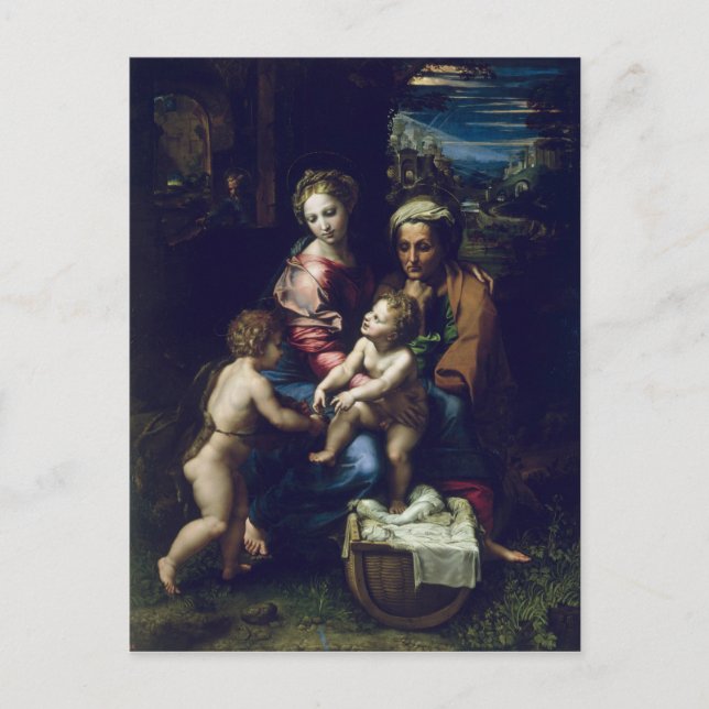 The Holy Family  c.1518 Postcard (Front)