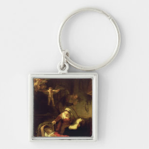 The Holy Family, c.1645 Keychain