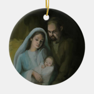 The Holy Family Ceramic Ornament