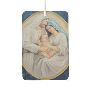 The Holy Family: Divine Love Portrait Air Freshener