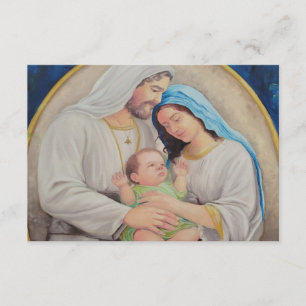 The Holy Family: Divine Love Portrait Enclosure Card