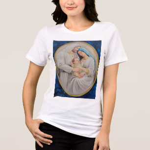 The Holy Family: Divine Love Portrait Tri-Blend Shirt