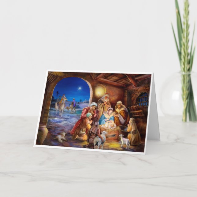 The holy family holiday card (Front)
