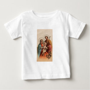 The Holy Family - Jesus, Mary, and Joseph Baby T-Shirt