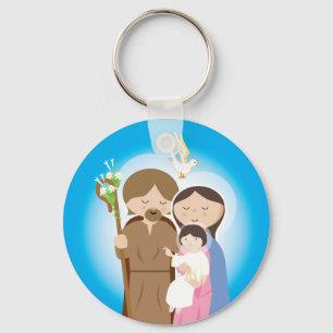 The Holy Family Keychain