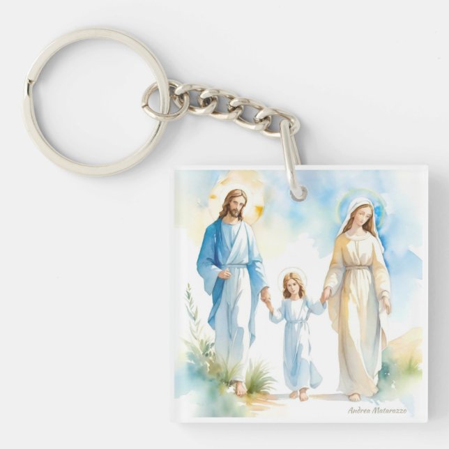 The Holy Family Keychain (Front)