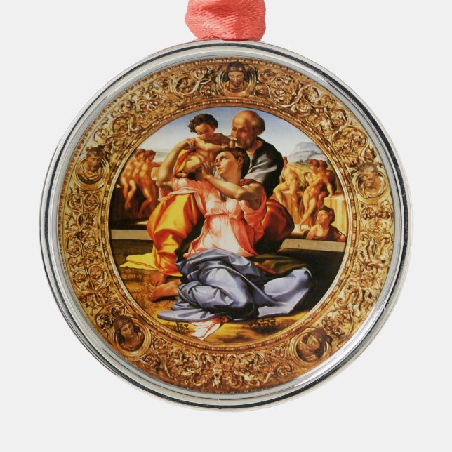 The Holy Family Metal Ornament (Front)