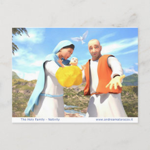 The Holy Family - Nativity Postcard