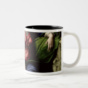 The Holy Family of the Oak Tree, c.1518 Two-Tone Coffee Mug