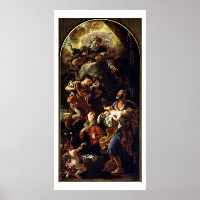 The Holy Family (oil on canvas) Poster (Front)