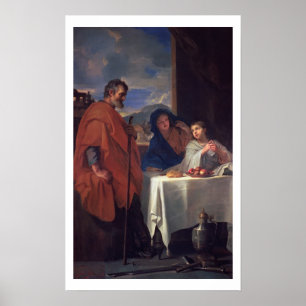 The Holy Family, or The Grace (oil on canvas) Poster