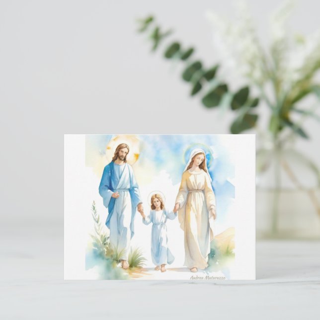 The Holy Family Postcard (Standing Front)