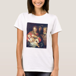 The Holy Family with Elizabeth (oil on panel) T-Shirt
