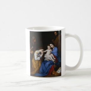 The Holy Family with Saints Anne and Catherine Coffee Mug
